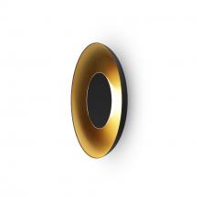 Koncept Inc RMW-12-SW-MTB-HW+24BD-MBG - Ramen  12" (Matte Black) with 24" back dish (Matte Black w/ Gold Interior)